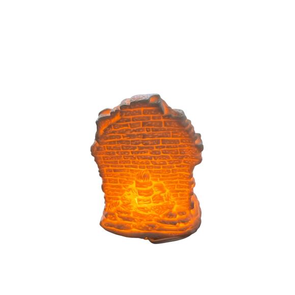 Vintage Ceramic Light Up Standing Nativity Scene - Picture 2 of 4